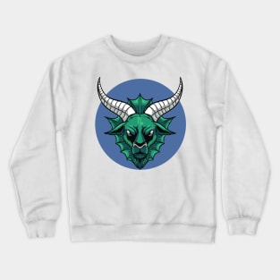 Zodiac - Star Sign - Capricorn - pos Crewneck Sweatshirt
